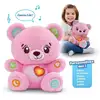Image de Ourson Bonbon Vtech Rose Personnalisable Bluetooth Avec Lumière