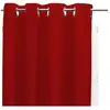Image de Soleil D'ocre Rideau Occultant A Oeillets 140x180 Cm Rouge