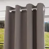Image de SOLEIL dOCRE Rideau à oeillets occultant Eclipse - 135 x 250 cm - Taupe