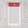 Image de Brise bise pur coton 45x90 cm LOVE rouge par Soleil dOcre