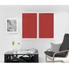 Image de SUCRE DOCRE Paire de brise bise DOLLY 90x120 cm - Rouge