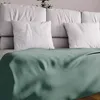 Image de Jeté de lit - Soleil dOcre - Adèle - 180x220 cm - Vert - Coton 70% - Polyester 30%
