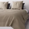 Image de Jeté De Lit Ou Canapé 220x240 Cm Adele Taupe, Par Soleil D'ocre