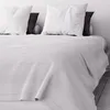 Image de Jeté de lit - Soleil dOcre - Adèle - 240x220 cm - 70% coton - Fines rayures ton sur ton