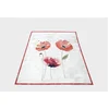 Image de Plaid Polaire Imprimé Et Sherpa Coquelicot 130x150 Cm, Par Soleil D'ocre