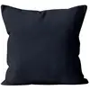Image de Housse De Coussin Unie 60x60 Cm Alix Marine, Par Soleil D'ocre