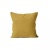 Image de Housse de coussin - SOLEIL DOCRE - ALIX - 60x60 cm - Jaune - 100% polyester