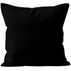 Image de Housse De Coussin 60x60 Cm Alix Noir, Par Soleil D'ocre