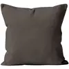 Image de Housse De Coussin Unie 40x40 Cm Alix Moka, Par Soleil D'ocre