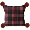 Image de Coussin En Polaire Microfibre 45x45 Cm Carreaux Tartan, Par Soleil D'ocre