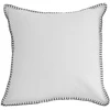 Image de Coussin En Coton Lavé 40x40 Cm Spirit Blanc, Par Soleil D'ocre