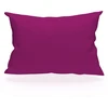 Image de Taie D'oreiller Rectangle Us 50x75 Cm En Coton Uni 57 Fils Soleil D'ocre Cassis