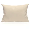 Image de Taietaie D'oreiller Rectangle Us 50x75 Cm En Coton Uni 57 Fils Soleil D'ocre Écru