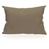 Image de Taie D'oreiller Rectangle Us 50x75 Cm En Coton Uni 57 Fils Soleil D'ocre Taupe