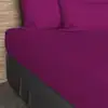 Image de Drap Housse 90x200 Cm En Coton 57 Fils Soleil D'ocre Cassis
