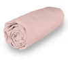 Image de Drap Housse En Coton Percale 200x200 Cm Camille Rose, Par Songe De Camille