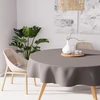 Image de Nappe Anti-tâches Ronde 180 Cm Alix Moka, Par Soleil D'ocre