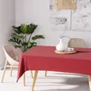 Image de Nappe anti-tâches rectangle 140x300 cm ALIX rouge par Soleil dOcre