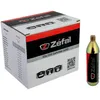 Image de Cartouches CO2 pour vélo - ZEFAL - Boîte de 20 - 25 g - Avec vis - Pour cyclistes adultes - Blanc