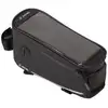 Image de Sacoche de cadre vélo Zéfal Z Console T1 noire avec support smartpho