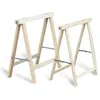 Image de Tréteau pliant bois hêtre 800x800mm - MERCIER - 4181