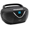 Image de MOOOV 477131 Lecteur Cassette / CD et Radio FM - Fonction Enregistreur de K7 - Poste Cassette Audio Portable Ecran LCD - Noir
