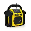 Image de Radio de chantier billy fm, bluetooth, batterie de secours - jaune et noir