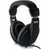 Image de METRONIC Casque TV Filaire 6 m - Jack 35 mm + Adaptateur 635 mm - Arceau Reglable - Casque TV Confort Noir