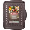 Image de Plat à pizza Acier Galvanisé Rectangulaire 37x34 cm Asimetria PYREX