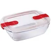 Image de Plat à four Verre Rectangulaire 23x15 cm Avec Couvercle Cook & Heat PYREX
