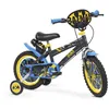 Image de Vélo enfant Batman 14 - Toimsa - 4/6 ans - Suspension fourche - Siège réglable - Noir - Panier - Cadre en acier