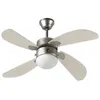 Image de Farelek - Bermudes Ø 107 Cm - Ventilateur De Plafond Réversible, 4 Pales Chene Clair
