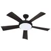 Image de Wallis Noir - Ventilateur De Plafond Ø132cm 38w + Éclairage Led