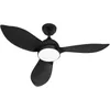 Image de CORSICA Noir- Ventilateur de plafond Ø116cm 70W + éclairage LED