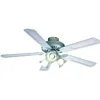 Image de Farelek - Baleares Ø 132 Cm - Ventilateur De Plafond Réversible, 5 Pales Blanches