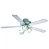 Image de Ventilateur de plafond "baleares" ø 132 cm, 5 pales blanches/cannées blanches FAR3431541124721