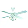 Image de Ventilateur de plafond "maldives" ø 107 cm, 3 spots, laqué blanc