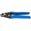 Image de VAR - Pinces coupantes diagonales - Acier - Vinyle - Bleu - Coupe triangulaire - 298 g