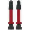 Image de 2 valves aluminium 35 mm rouges VAR