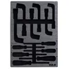 Image de Mousse de rangement pour outil tiroir Var - noir/gris 2 - TU