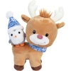 Image de Peluche Renne Et Pingouin 24 Cm A2502245