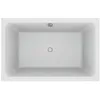 Image de Baignoire rectangulaire bain-douche Capsule 120 x 80 cm Blanche Jacob Delafon