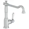 Image de Robinet De Cuisine Jacob Delafon Louise Design Retro Chrome