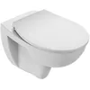 Image de Cuvette WC suspendu sans bride JACOB DELAFON Patio avec abattant extra-plat déclipsable