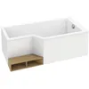 Image de Baignoire bain douche 170 x 90 cm JACOB DELAFON Neo blanc brillant droite