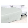 Image de Drap Plat En Percale De Coton - Manoir - 180 X 290 Cm - Gris Perle