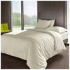 Image de Drap Plat En Percale De Coton - Manoir - 240 X 300 Cm - Ivoire