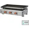 Image de Plancha Gaz Alicia Ii 3 Feux - Surface Cuisson 67 X 34 Cm - 7,5 Kw