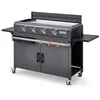 Image de Plancha gaz Lola   BRASERO BY FAVEX   4 brûleurs 96 kW   Plaque inox   4 zones de cuisson   LONGTIME®