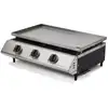 Image de Plancha Gaz Cadix 3 Feux - Plaque Inox 62 X 37,5 Cm - Jusqu'à 8 Convives